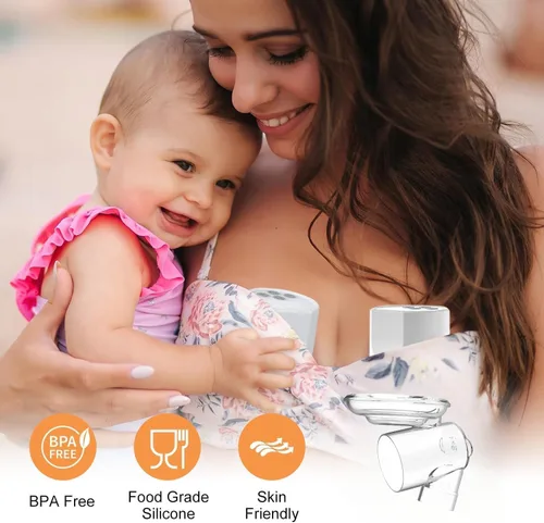 Miniatura 5 de Enlazador de extractor de leche portátil compatible con TSRETE/Kmaier/Eulumap/Momcozy S9/S12 piezas de repuesto para bomba de leche, accesorios