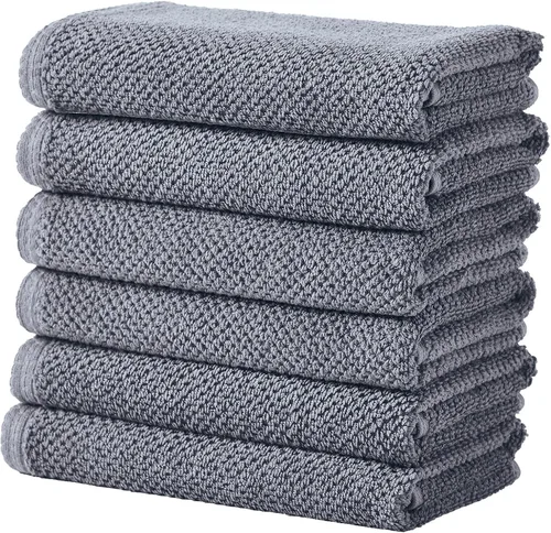 Miniatura 30 de Great Bay Home Toalla de baño blanca – Toalla de baño de gran tamaño 100% algodón de 68 x 35 pulgadas – Absorbente, de secado rápido, toalla de baño