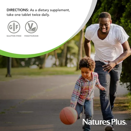 Miniatura 6 de NaturesPlus Magnesio - 200 mg, 180 Tabletas - Vegetariano, Sin Gluten - 180 Porciones