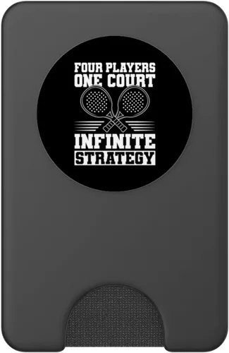 Miniatura 2 de Four Players One Court Padel Racquet Paddle PopSockets Adhesive PopGrip