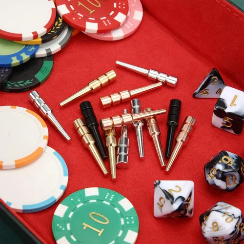Miniatura 2 de Mudder 32 piezas de clavijas de metal para tabla de cuna para 1/8 agujeros, plantillas de clavijas de 4 colores con un diseño cónico para adultos