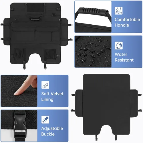 Miniatura 5 de Funda de transporte para monitor, funda de viaje para pantallas LCD de 24 pulgadas y monitores, bolsa protectora para monitor con asa de transporte
