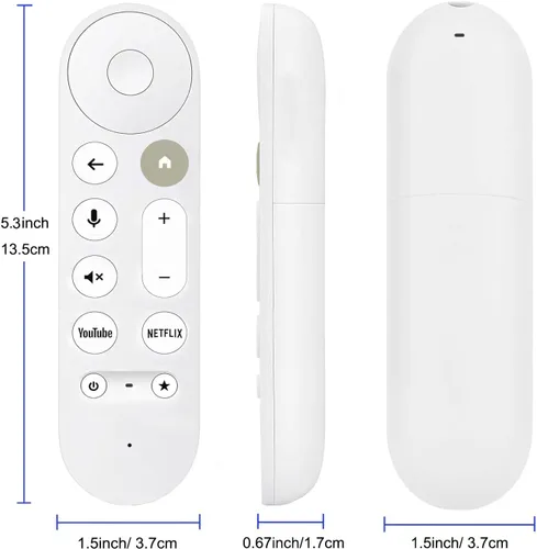Miniatura 8 de Mando a distancia de repuesto para Chromecast Google TV 4K/HD TV, para Google TV Streamer 4K Box