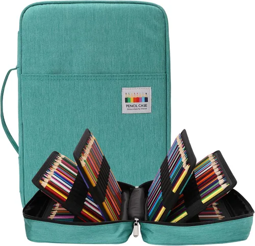 Miniatura 13 de Estuche para lápices de gran capacidad para adultos, 304 ranuras, estuche para lápices, estuche organizador de bolígrafos con múltiples