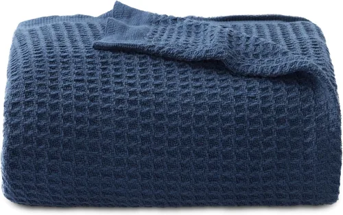 Miniatura 51 de Bedsure Gentlesoft - Manta de 100 % algodón, tamaño Twin XL, para dormitorio universitario, transpirable y suave, manta Twin de tejido waffle