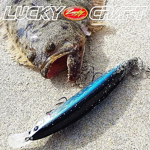 Miniatura 6 de LUCKY CRAFT Puntero de surf 115MR, Señuelos de pesca de surf de agua salada, Fletán, Perca de surf, Lubina blanca del mar, Lubina rayada, 714