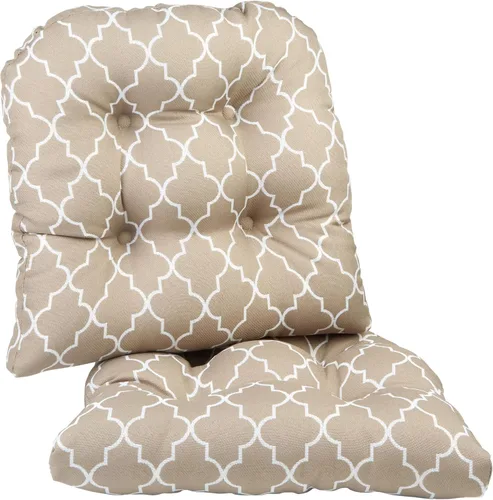 Miniatura 28 de Klear Vu Gripper Overstuffed - Cojines universales antideslizantes para silla de comedor para decoración de cocina o uso de oficina, almohadilla