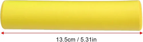 Miniatura 7 de CHICIRIS Agarradera para manillar, 1 par de empuñaduras para manillar, agarre de silicona antideslizante a prueba de golpes con tapones finales