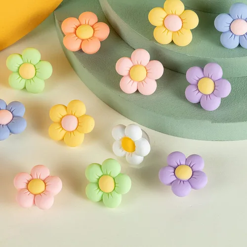 Miniatura 4 de NEVEGE Dijes de flores para zapatos para niñas, bonitos dijes de diseño para zapatos para adultos, adolescentes, niños, decoración de zapatos