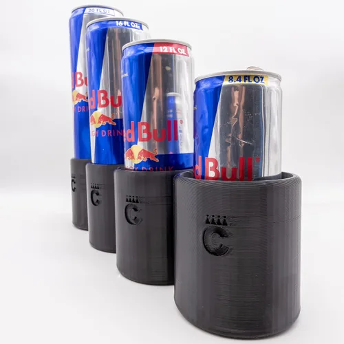 Miniatura 4 de Adaptador universal para portavasos de automóvil para todos los tamaños de latas delgadas, se adapta a Red Bull, bebidas energéticas y más