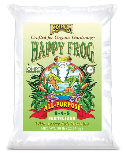 Miniatura 8 de FoxFarm Happy Frog Fertilizante multiusos – Fertilizante de liberación lenta para flores, verduras y plantas ornamentales – Contiene microbios