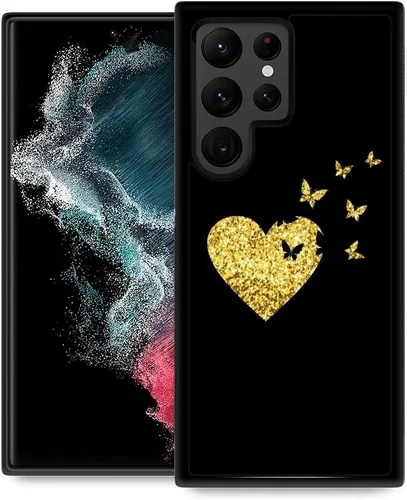 Miniatura 31 de ZHEGAILIAN Funda compatible con Samsung Galaxy S22 Ultra, antideslizante, de poliuretano termoplástico suave, a prueba de golpes, compatible