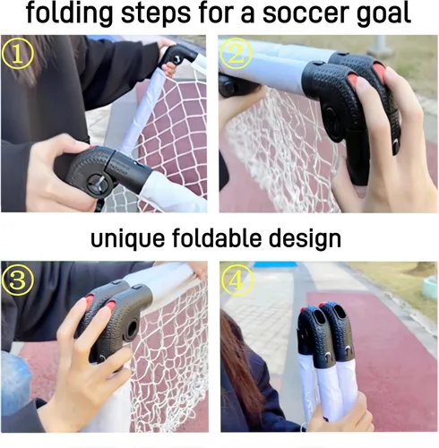 Miniatura 5 de Soccer Goal, Small Foldable Goal for Kids, Kids Goals for The Backyard/Indoor/Outdoor, Mini Soccer Toys Gifts for Children