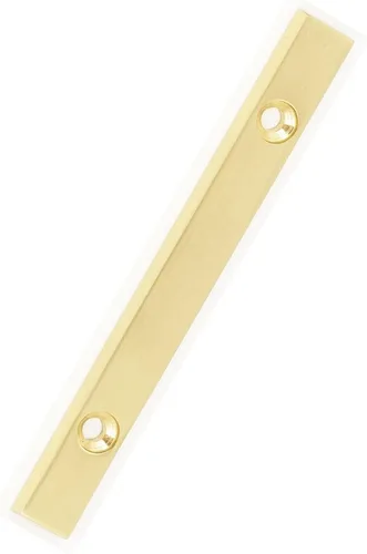 Miniatura 29 de ZW Hardware B100 Letra M de latón macizo de latón brillante de 4 pulgadas