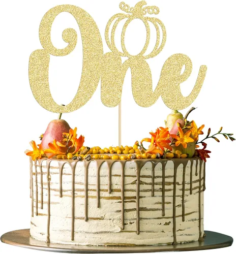 Miniatura 19 de 24 adornos para cupcakes de calabaza para niños o niñas con purpurina para revelación de género, decoración para cupcakes de calabaza, pies