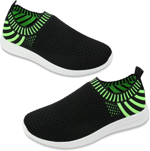 Miniatura 10 de Apawwa Zapatos de correr ligeros para niños, color rosa/azul/azul marino/negro, zapatos para caminar para niños pequeños/niños grandes