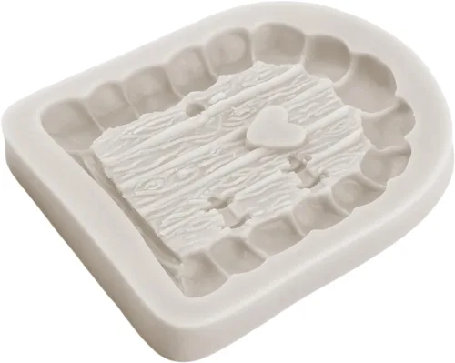 Miniatura 9 de Sijiangmold Moldes de silicona encantados para jardín, hadas, gnomo, puerta de casa, ventana, molde de fondant para caracol, hongos, fondant