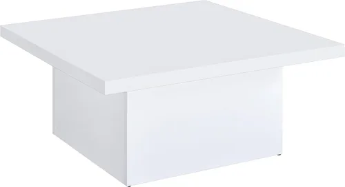 Miniatura 5 de Coaster Home Furnishings Zetta Mesa de Centro Cuadrada para Cóctel de Sala de Estar Chapa Laminada Diseñada Ecológica con Aspecto de Madera