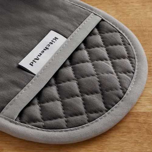 Miniatura 3 de KitchenAid Juego de 2 soportes para ollas Asteroid, gris carbón, 6.5 x 10 pulgadas Gris antracita