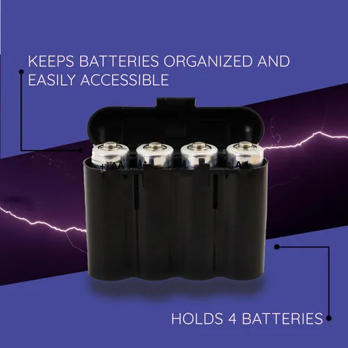 Miniatura 7 de Powertron Batteries 3 Pack AA/AAA / CR123A Black Battery Holder Storage Cases