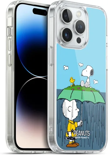Miniatura 320 de Head Case Designs Funda de gel con licencia oficial de Peanuts Snoopy & Woodstock Halfs and Laughs [protección de grado militar] compatible
