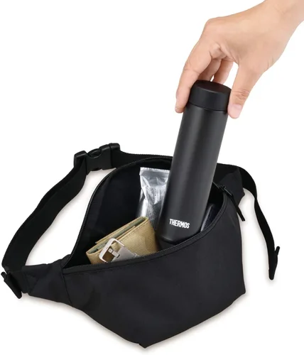 Miniatura 6 de Thermos Botella de agua, vaso de bolsillo aislado al vacío, 4.2 fl oz (4.1 fl oz), azul claro JOJ-120 LB (modelo de pequeña capacidad)