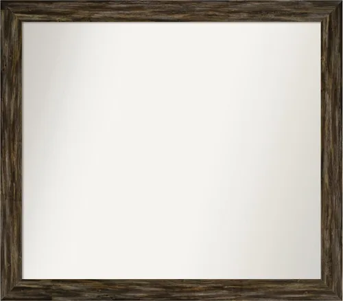Miniatura 76 de Amanti Art Espejo de baño marrón para sobre el fregadero, 25 x 25 pulgadas, hecho a medida, espejo de tocador cuadrado marrón medio, marco de madera