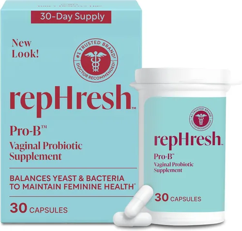 Rephresh Pro-B suplemento Probiotico femenino, 30 cápsulas, LIL302968, paquete de de 1, 1, 1