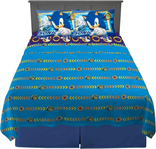 Miniatura 39 de Franco - Juego de sábanas de microfibra súper suave para niños, tamaño matrimonial, Baby Shark