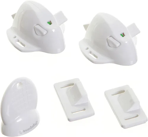 Miniatura 9 de Dreambaby Llave de repuesto de repuesto para cerradura magnética adhesiva Dreambaby (1 unidad), apta para cerraduras magnéticas adhesivas Dreambaby