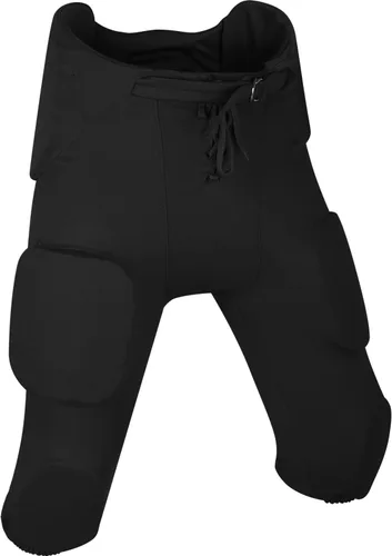 Exxact Sports Integrated Football Pants Youth Boys - 7 Bubble Pro Pads Youth Football Pants with Pads, Boys Football Pants