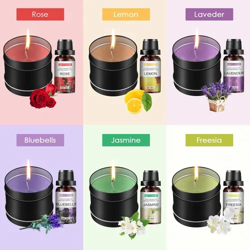 Miniatura 5 de Kit completo de fabricación de velas con fundidor de cera, suministros para hacer velas, kits de manualidades y manualidades para principiantes