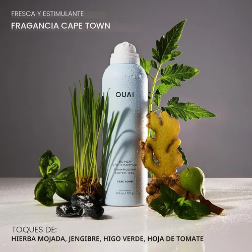 Miniatura 5 de OUAI Super Travel Size Dry Shampoo – Champú seco voluminizador – Absorbe el aceite, la suciedad y el sudor – Se mezcla perfectamente en el cabello