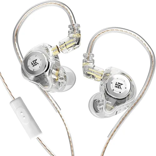 Miniatura 5 de senleeor KZ EDX PRO - Auriculares de doble circuito magnético de 0.394 pulgadas, auriculares senleeor KZ 1DD Deep Bass con cables de pin C Negro