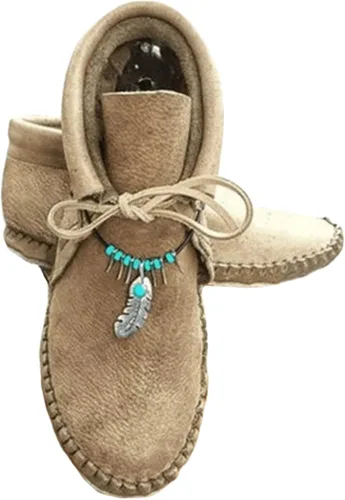 Ladmiple Botas de tobillo para mujer, sin tacón, casual, con cremallera lateral, botas cortas vaqueras occidentales, zapatos para caminar V-Caqui