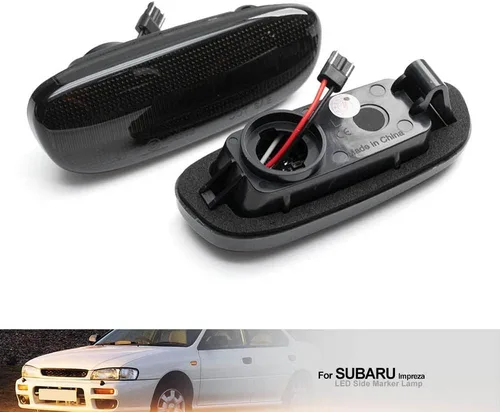 Miniatura 5 de Impreza - Lámparas LED de marcador lateral para Subaru Impreza L LS Outback RS 1993 1994 1995 1996 1997 1998 1999 2000 2001 Controlador/Pasajero