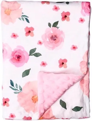 Miniatura 12 de Manta de Felpa Suave Minky para Niños y Niñas - Doble Capa con Respaldo Punteado, de Recién Nacido a Niño Pequeño - Regalos para Baby Shower