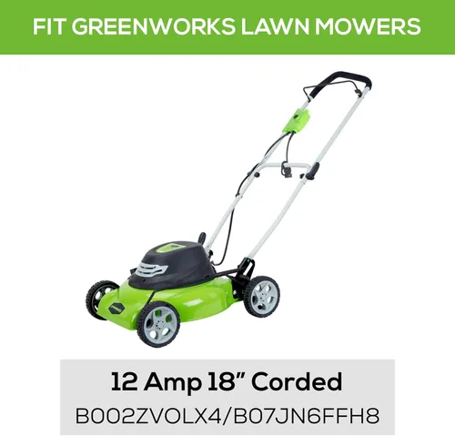 Miniatura 2 de Greenworks Cuchilla de repuesto para cortacésped (cortacéspedes de 18 pulgadas: 25012, 2519402)