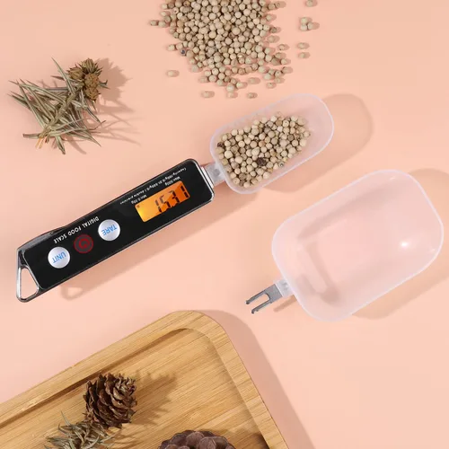 Miniatura 8 de Báscula de cuchara, escala digital de cuchara medidora electrónica, báscula de cuchara de cocina para el hogar, báscula de alimentos con función