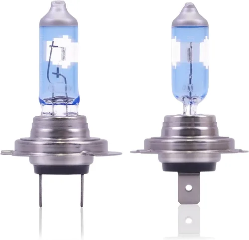 Miniatura 13 de Sinoaprcel H7 - Bombilla halógena para faros delanteros altos o bajos, repuesto de 3200 K para bombilla estándar de 55 W, paquete de 2
