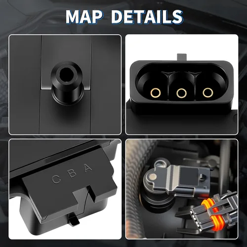 Miniatura 7 de MAP Colector Sensor de presión absoluta apto para Chevy C1500 Suburban Cavalier S10 Impala Caprice Monte Carlo Camaro Pontiac Grand Prix GMC Yukon