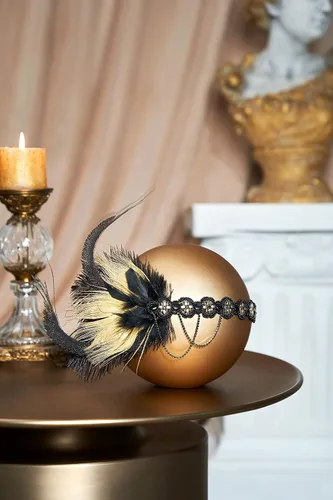Miniatura 2 de BABEYOND Diadema de plumas con lentejuelas de los años 20, accesorios para el cabello de Gatsby