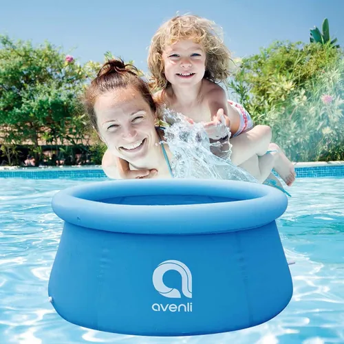 Miniatura 4 de Piscinas inflables con anillo superior para adultos al aire libre, fácil de instalar, piscina infantil (± 6 pies x 29 pulgadas), azul