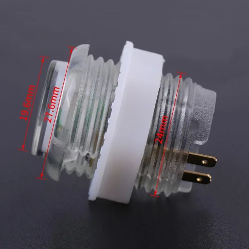 Miniatura 6 de Botón LED - 5PC/set LED iluminado botón con microinterruptor para piezas de juego Multicade opción de 5