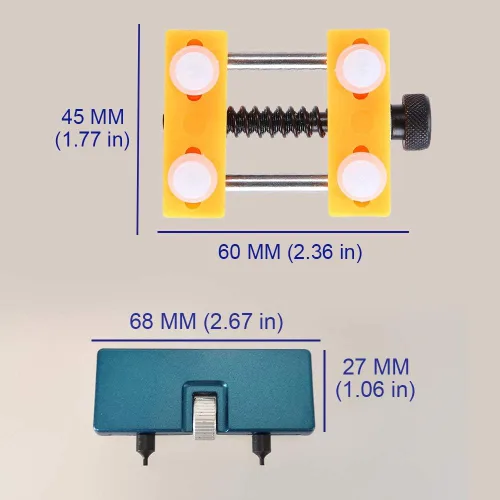 Miniatura 5 de Finenic - Kit de herramientas de repuesto para batería de reloj, abridor ajustable, caja trasera de reloj, cierre de presión, kit de reparación