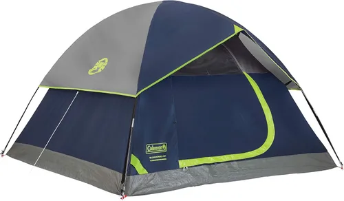 Miniatura 12 de Tienda de campaña Coleman Sundome con toldo contra lluvia, juego de tiendas para 2/3/4/6 personas, se monta en 10 minutos, refugio a prueba de clima