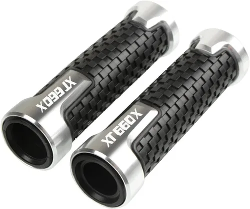 Miniatura 9 de Motocicleta para Y&AMAHA XT660X 2004-2017 XT660 XT 660 X 660X 2005 7/8 pulgadas 22MM Motocicletas Agarres Manillar Barra Extremo Tapón Tapón Negro