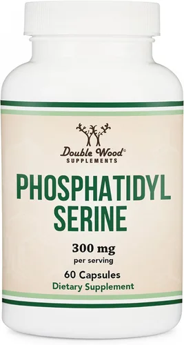 PhosphatidylSerine Supplement 300mg Per Serving, 60 Capsules (Phosphatidyl Serine Complex) by Double Wood
