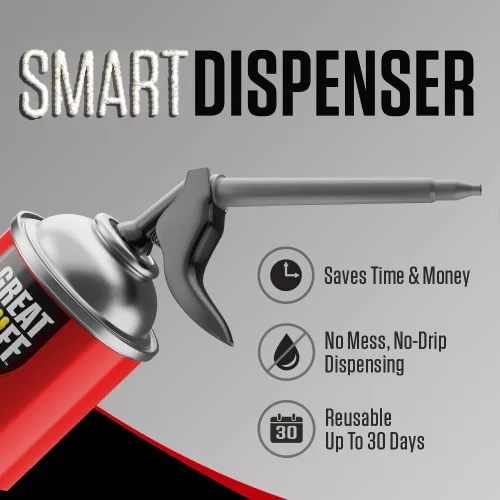 Miniatura 7 de Great Stuff 99108824 Dispensador Inteligente para Huecos y Grietas, Crema, 12 Onzas