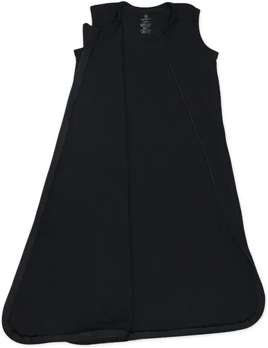 Miniatura 2 de HonestBaby - Manta acolchada de algodón orgánico para usar como prenda, Negra, Grande Negro